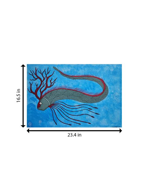 Buy The Marine Life in Gond by Sandeep Dhurve Online