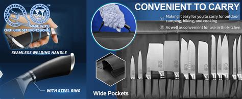 Buy XYJ Professional Knife Sets for Master Chefs, Chef Knife Set with ...