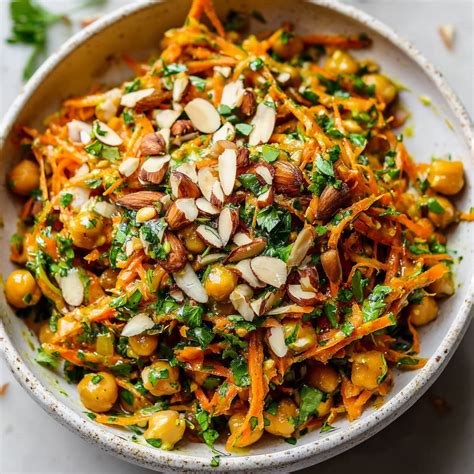 Moroccan Carrot and Chickpea Salad | Simple Tasty Recipes