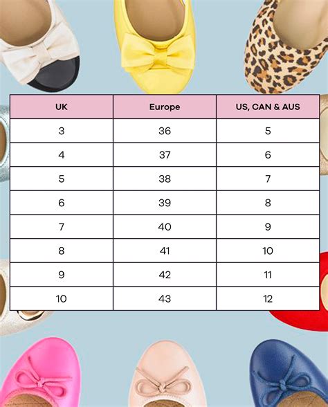 Girls Shoe Size Conversion Chart
