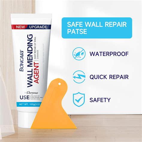 Snapklik.com : BONCART Drywall Repair Kit, Spackle Wall Repair Kit, 3 ...