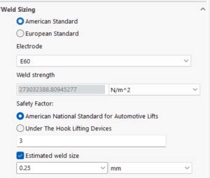 SolidWorks Testing Welds 的图像结果