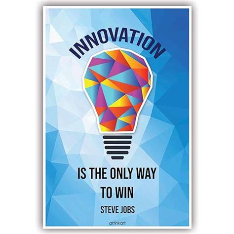 ArtinKart Poster-Innovation Steve Jobs Quotes Motivational Wall Poster ...