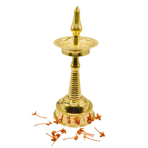 Light Up Your Home: 10 Pooja Room Brass Lamps – Alackal Bell Metals