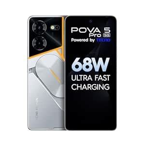 TECNO Pova 5 Pro 5G (Silver Fantasy, 8GB RAM,256GB Storage)| Segment ...