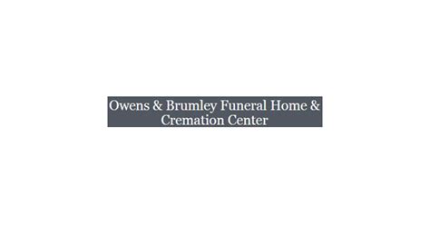 Owens & Brumley Funeral Homes Obituaries & Services In Wichita Falls, Tx