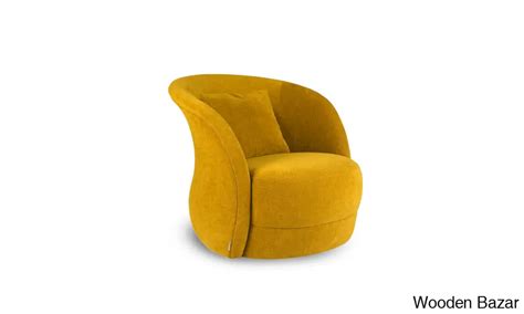 Modern Luxury Barrel Arm Chair - Trendy Living Room Accent Seat ...