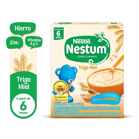 Cereal infantil Nestum® Trigo Miel de 350 gr. | Tienda Nestlé