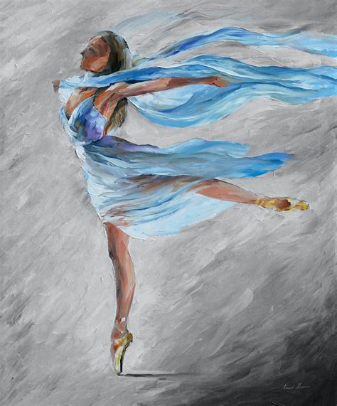 BALLERINA — oil painting on canvas by Leonid on Dribbble