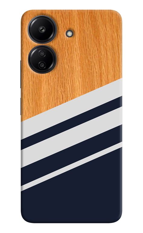 Save Big: Get the Blue and white wooden Redmi 13C 4G Back Cover - Shop ...