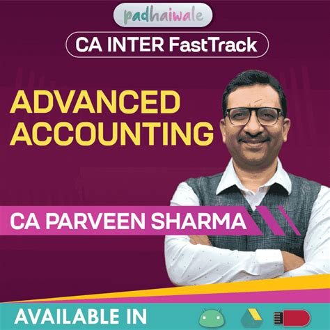 CA Inter Advanced Accounting | CA Parveen Sharma | FastTrack Batch ...