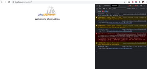 phpMyAdmin Not Loading 的图像结果