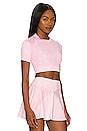 ALALA Barre Seamless Tee in Powder Pink | REVOLVE