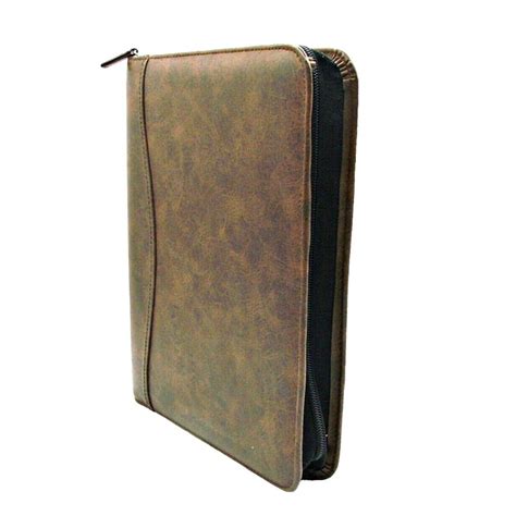 Other × Vintage Day-Timer Planner Organizer Brown Genuine Leather Full ...