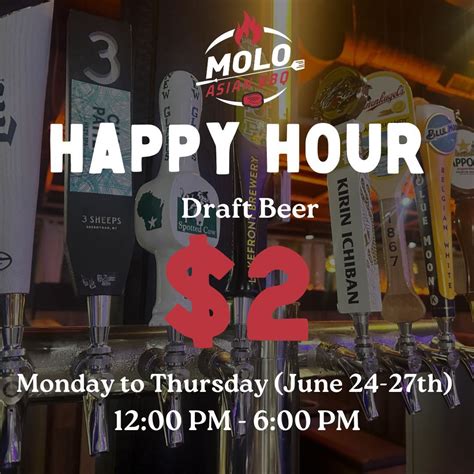 Happy Hour at Molo Asian BBQ & Hotpot, Molo Asian BBQ and Hotpot ...