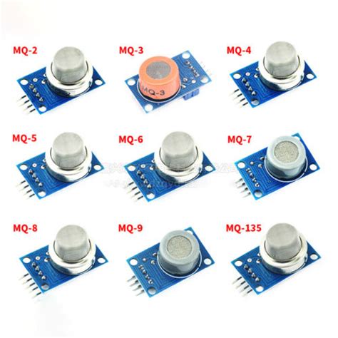MQ Series Gas Sensor Module Smoke Hydro Butane LPG India | Ubuy
