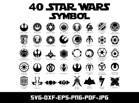 Star Wars Symbols In Color