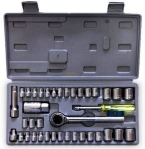EZZI AIWA 40-Piece Bit Socket Set Multi Purpose Combination Socket ...