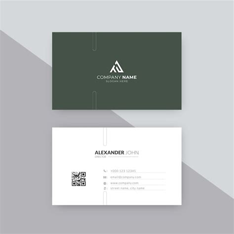 Minimalist Business Card Template 的图像结果