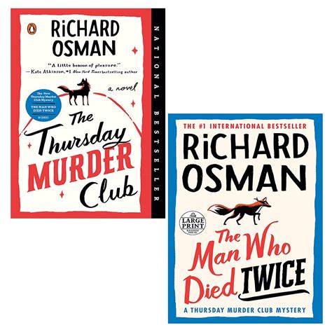 Richard Osman 2 Books Collection Set (The Thursday Murder Club, The Man ...