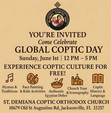Global Coptic Day, 10679 Old St Augustine Road, Jacksonville, FL, Fruit ...