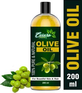 Cesaro Organics Extra Virgin Olive Oil (Cold Pressed) for Skin, Hair ...