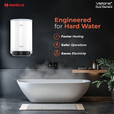 Havells All New Velora+ 25L 5 Star 3-in-1 Convertible Storage Water He ...