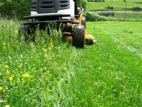 TRATTORINO TOSAERBA CUB CADET G1224 2   YouTube