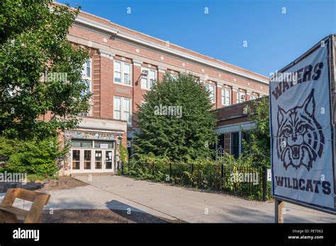 Thomas J. Waters Elementary School - Chicago Public Schools Stock Photo ...