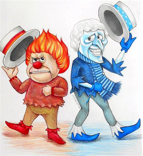 Heat Miser and Snow Miser (gift) by RavenDANIELS on DeviantArt