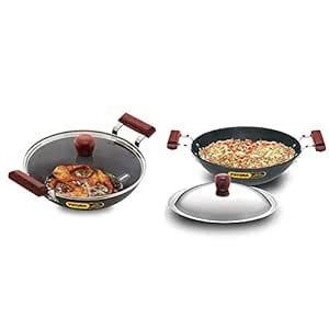 Buy Hawkins Futura Hard Anodised Aluminium Deep Fry Pan, 2.5 litres ...