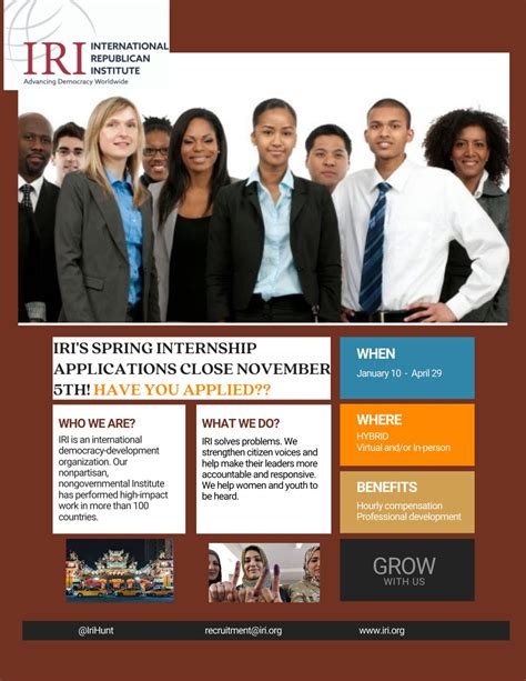 International Republican Institute on LinkedIn: #hiring #interns