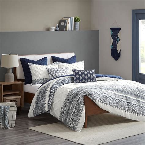 navy bedding set