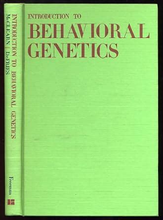 Buy Introduction to Behavioural Genetics Book Online at Low Prices in ...