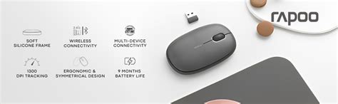 Amazon.in: Buy Rapoo M650 Bluetooth Multi-Device Silent Mouse, Dual ...