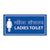 Gents and Ladies Toilet Wall and Door Stickers for Outdoor Purpose (Pa ...