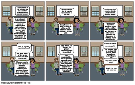 Image result for Storyboard Script for Interview