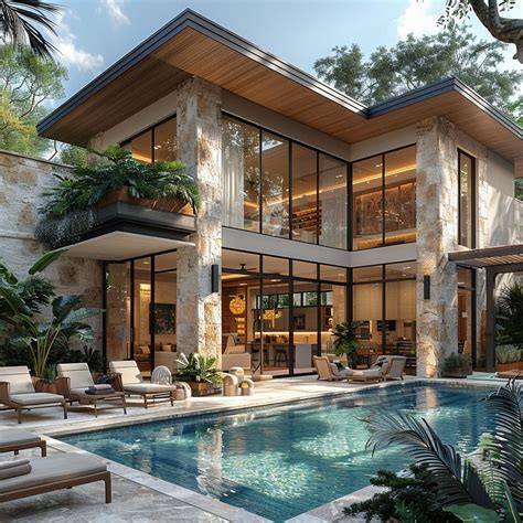 Glossy Contemporary Beach House in Miami: Coastal Luxury 🏖️🏠 # ...