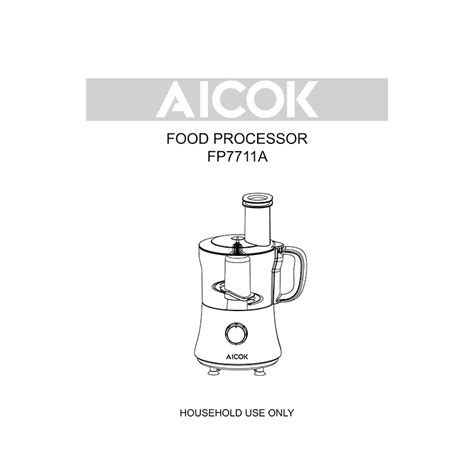 Food Processor User Guide 的图像结果