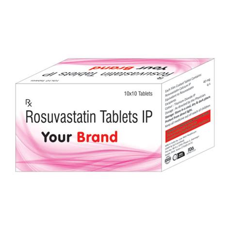 Rosuvastatin 10mg/20mg/40mg Tablets IP Live Well Healthcare