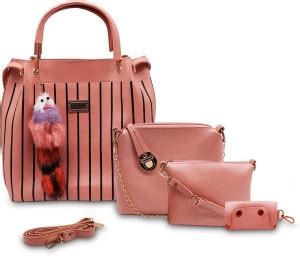 BANDICOOT Pink Sling Bag SUPER PINK AND BLACK HAND HELD BAG FOR WOMEN ...