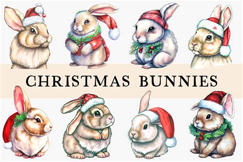 Cute Christmas Rabbit