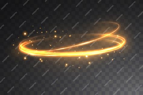 Magic fantasy portal round light frame futuristic teleport light effect ...