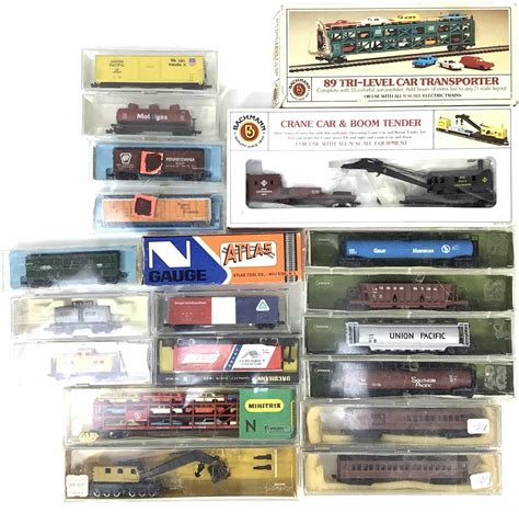 Lot - (19pc) N Gauge Train Cars, Bachmann, America’s