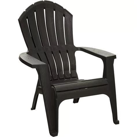 Adams RealComfort Black Resin Adirondack Chair | Do it Best