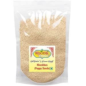 Roods Fresh 100% Natural Fresh White Poppy Seeds ( Pasta dhana , khus ...