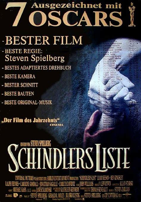 Filmplakat: Schindlers Liste (1993) - Plakat 1 von 2 - Filmposter-Archiv