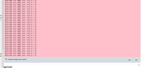 How to Remove Key Constraint From MySQL 的图像结果