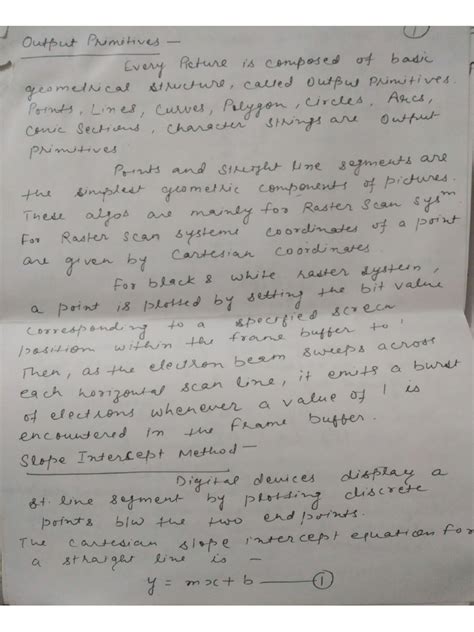 Image result for Line Algorithm Short Notes