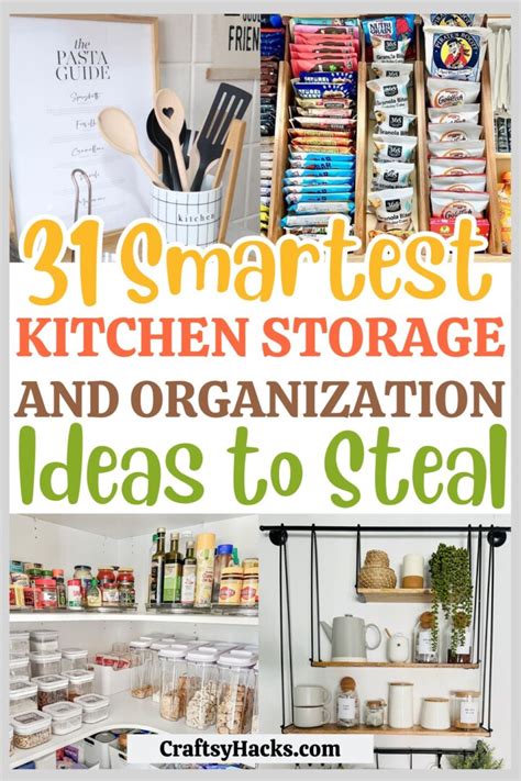 Kitchen Storage Hacks 的图像结果